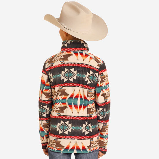 Panhandle Powder River Boys' Aztec Pullover