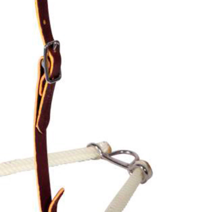 Professionals Choice Braided Rawhide Double Rope Noseband
