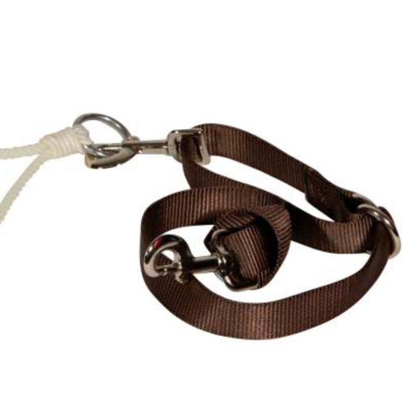 Professionals Choice Leather Rope Noseband Pony Tie Down Set