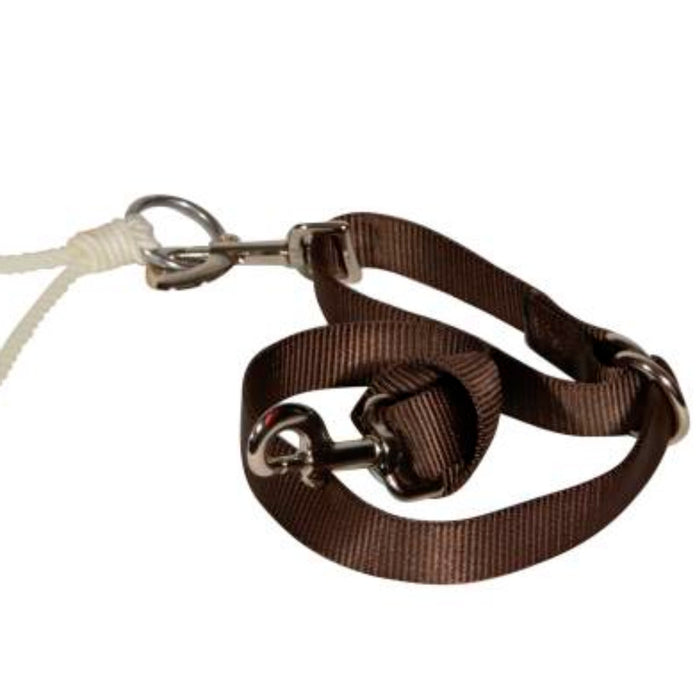 Professionals Choice Leather Rope Noseband Pony Tie Down Set
