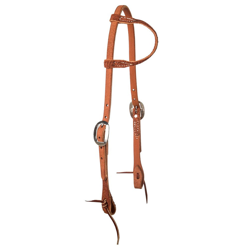 Roughout Single Ear Tie End Headstall