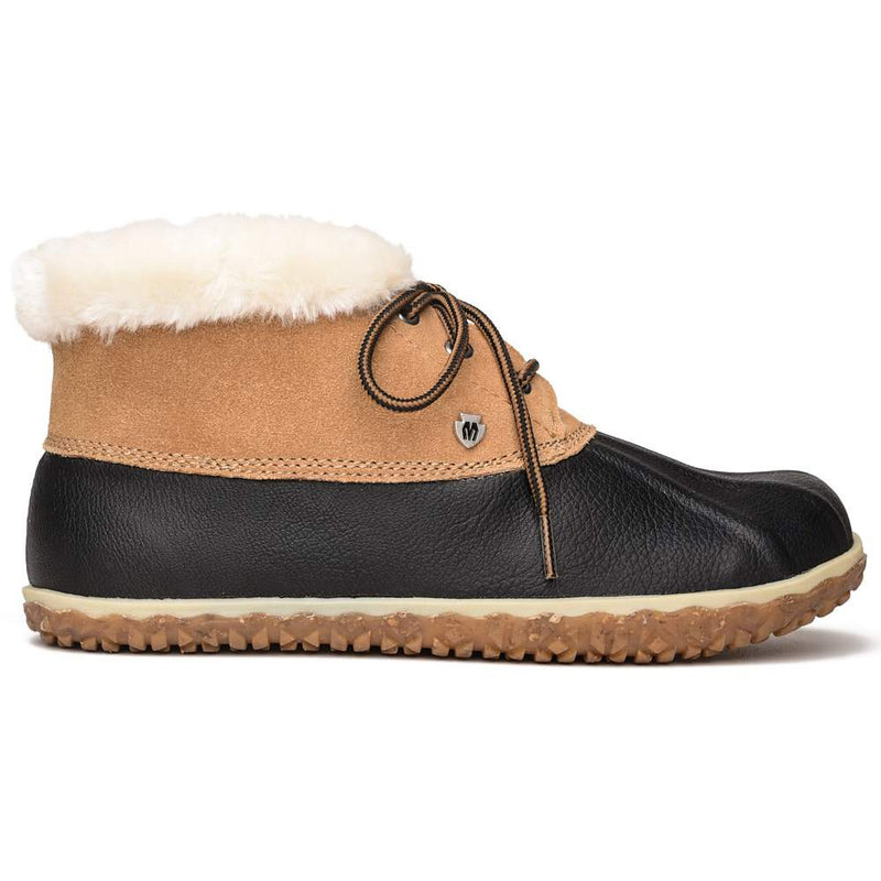 Minnetonka Women's Tega Black and Tan Boot