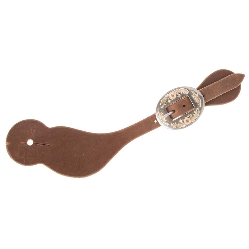 Dove Wing Oiled Spur Strap with an Exclusive NRS Buckaroo Series Cart Buckle