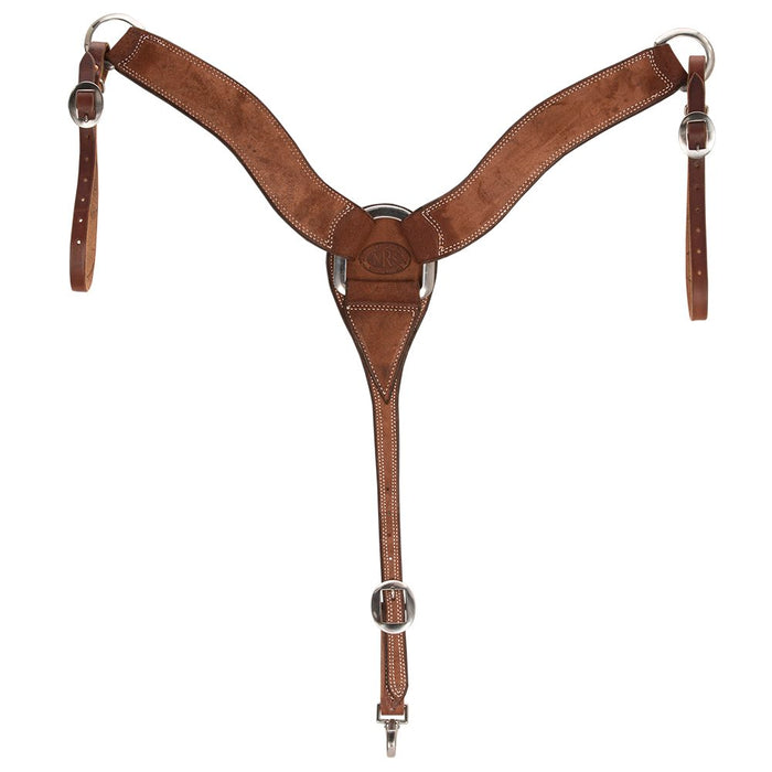 Chocolate Roughout 2 3/4 Inch Contoured Breast Collar