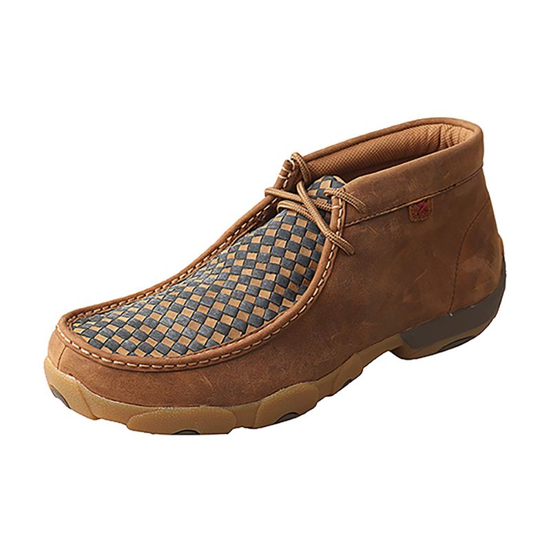 Men's Midnight/Tan Patchwork Driving Moc