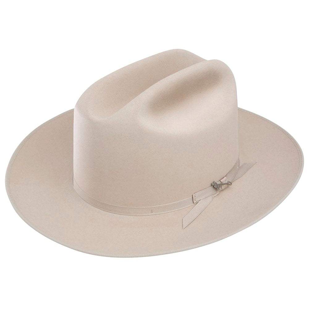 Stetson Hats 6X Silver Belly Open Road 2-3/4in. Brim Pre-Creased Felt