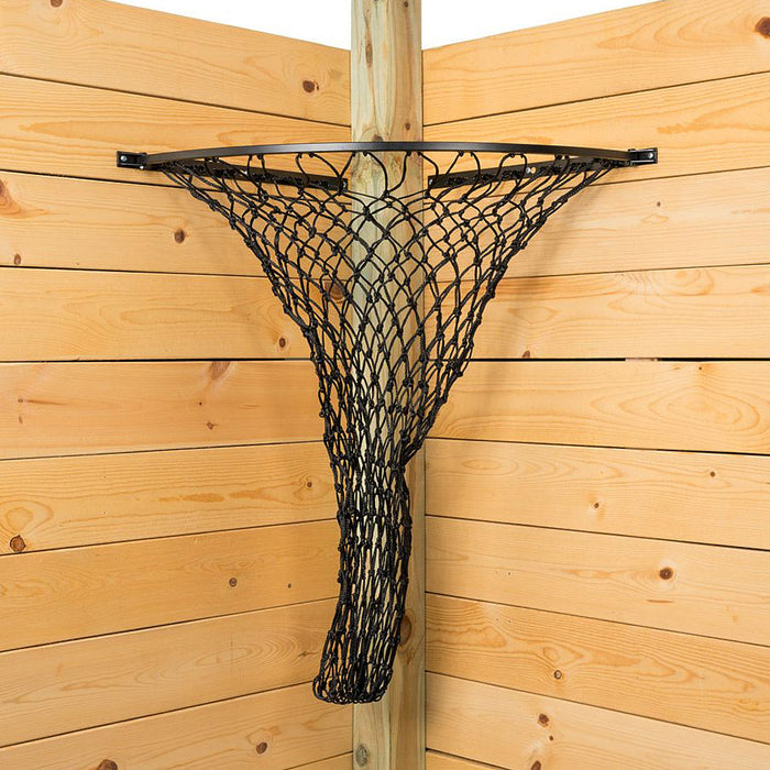Tough 1 Corner Hay Net Hoop with Hay Net