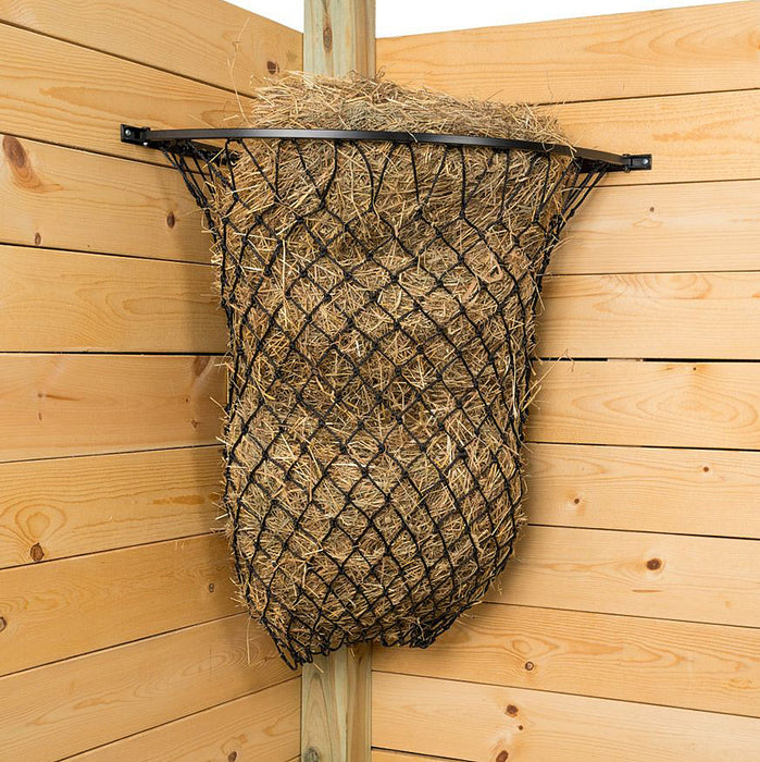 Tough 1 Corner Hay Net Hoop with Hay Net