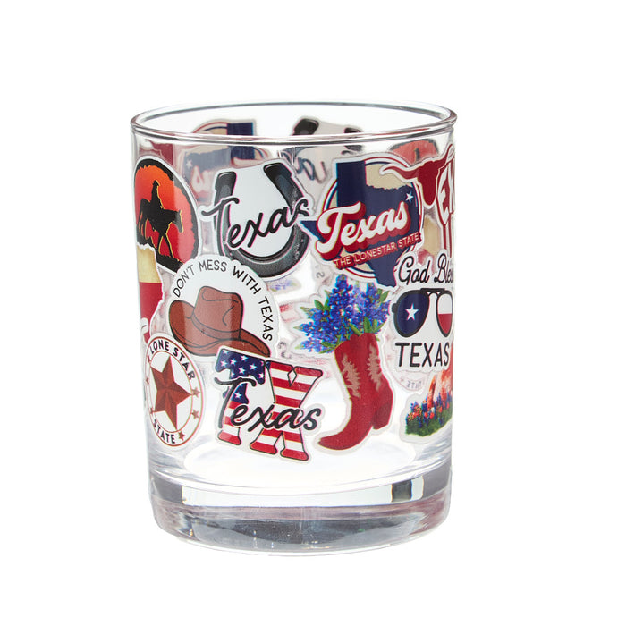 Carson Gifts Texas Rocks Glass