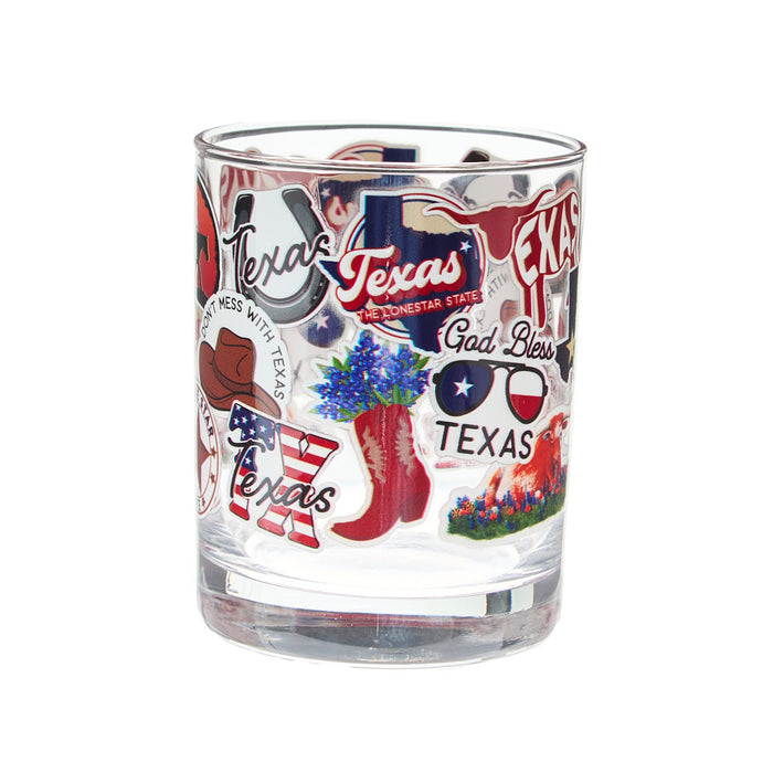 Carson Gifts Texas Rocks Glass
