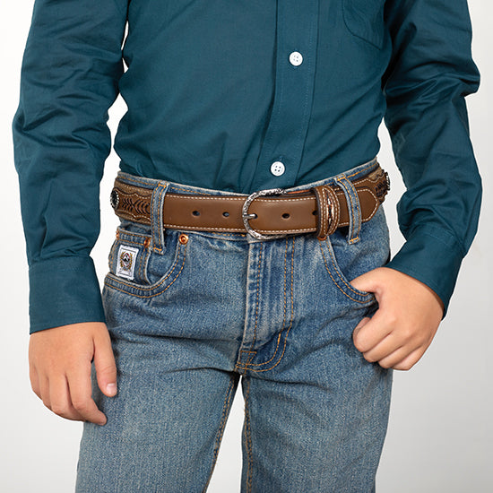 Cinch Boy's Slim White Label Light Stonewashed Blue Jeans