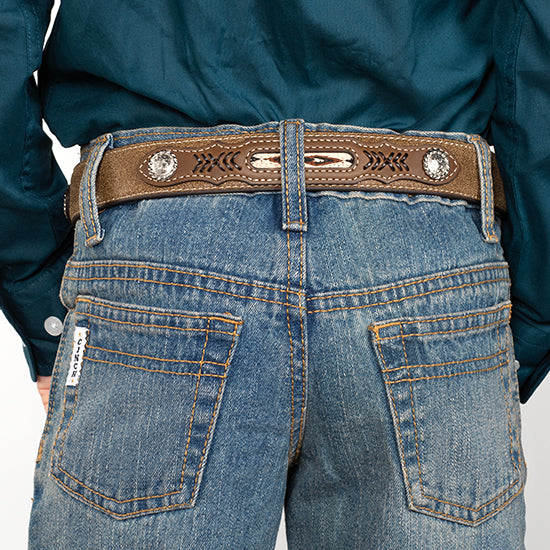 Cinch Boy's Slim White Label Light Stonewashed Blue Jeans