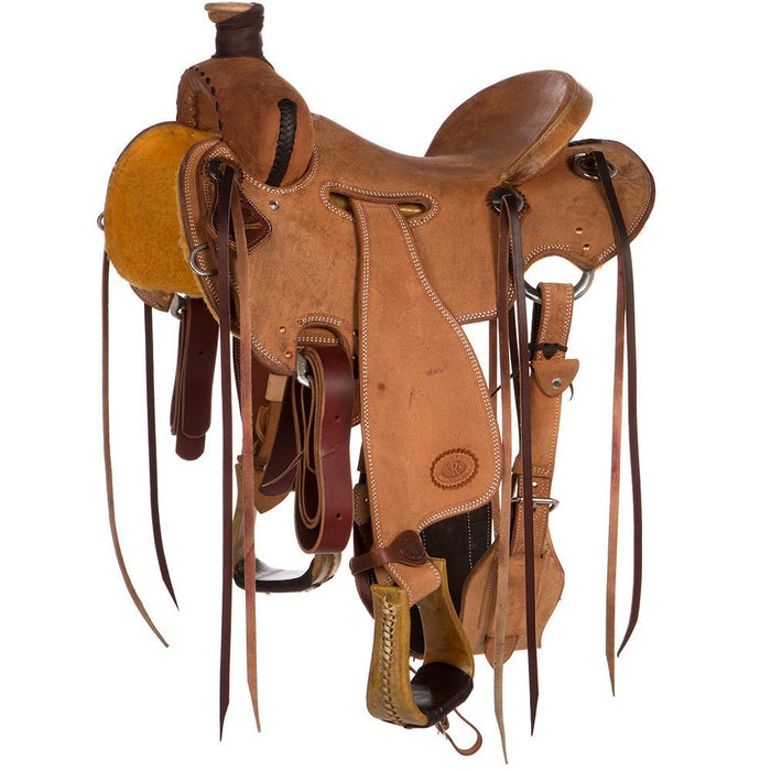 Heavy Oil Roughout Strip Down Olin Young Ranch Roper Saddle