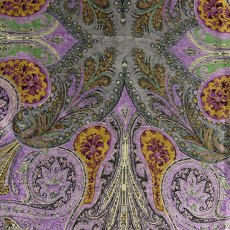 Men's Lilac/Lace Charmeuse Silk Wild Rag