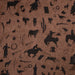 Men's Chocolate Cowboy Silhouettes Wild Rag