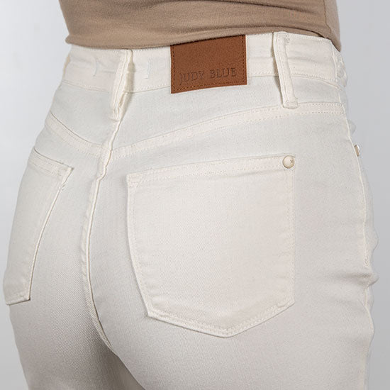 Judy Blue High Waisted Braided Wide Leg Jeans