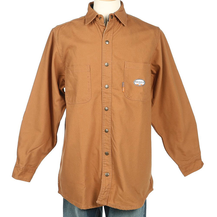 Men's Brown Duck Shirt FR Jacket