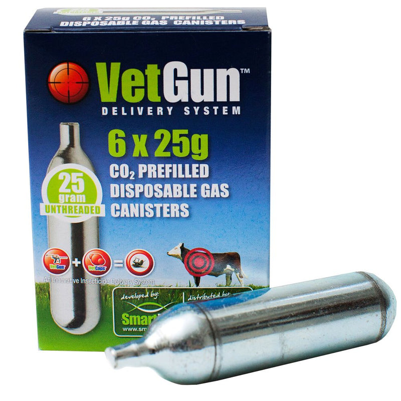 Vet Gun CO2 25gm 6 Pack
