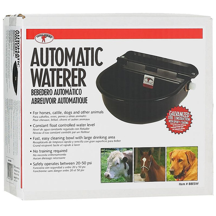 Little Giant Black Coated Automatic Stock Waterer