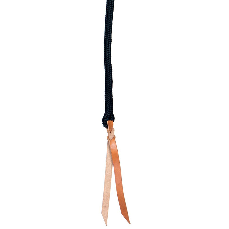 Mustang 15ft Black Braided Poly Lead Rope w/Snap