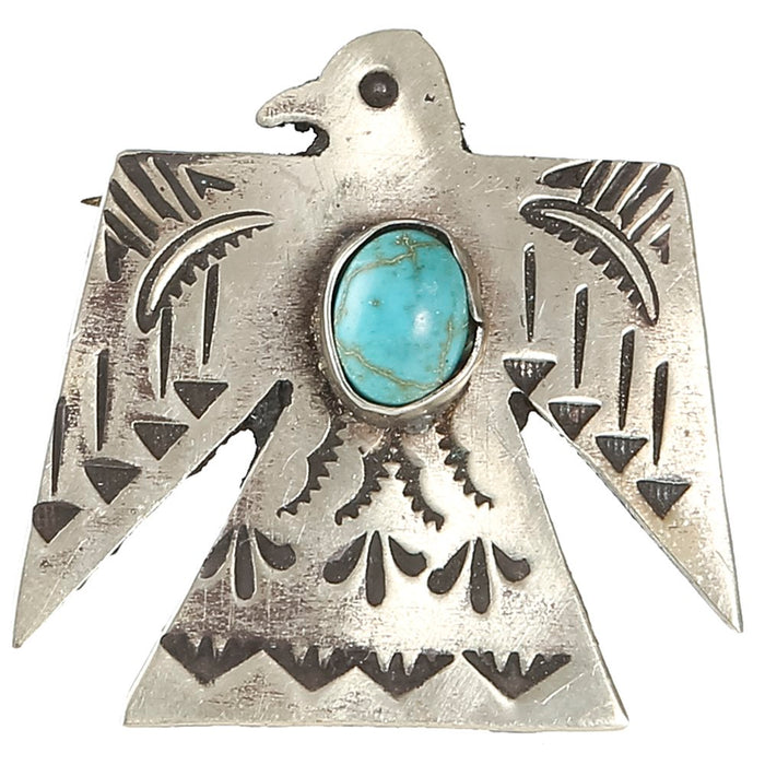 Women's Thunderbird Pin w/Turquoise
