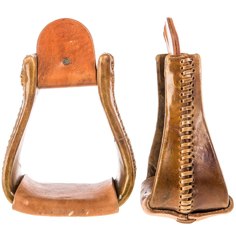 Bell Overshoe Rawhide 4 inch by 6 inch Stirrup