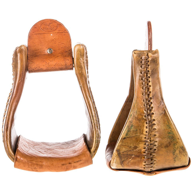 Deluxe Bell Overshoe 5 in Rawhide Stirrup
