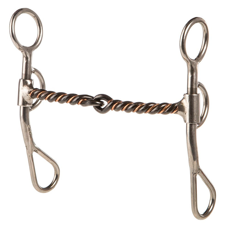 Argentine Twisted Wire Sweet and Sour Snaffle Shank Bit