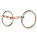 Copper Inlay Heavy Loose Ring Snaffle Bit