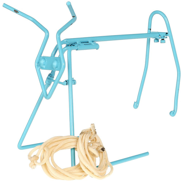 JT International Turquoise Toy Roping Dummy with Two Ropes