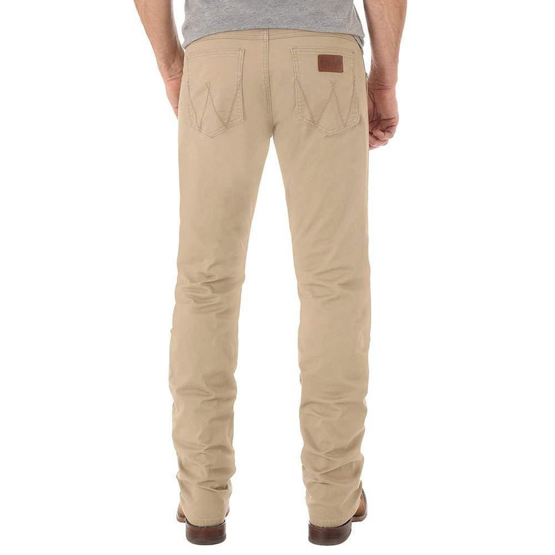 Men's Retro Slim Fit Straight Leg Fawn Jeans