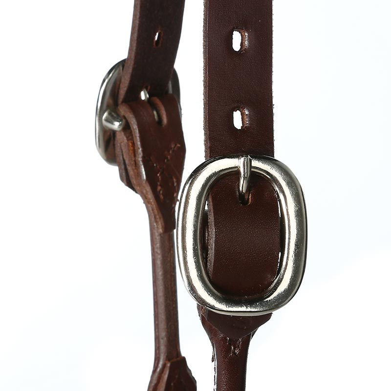 Weaver Leather Leather Dairy/Beef Rounded Brown Show Halter Small