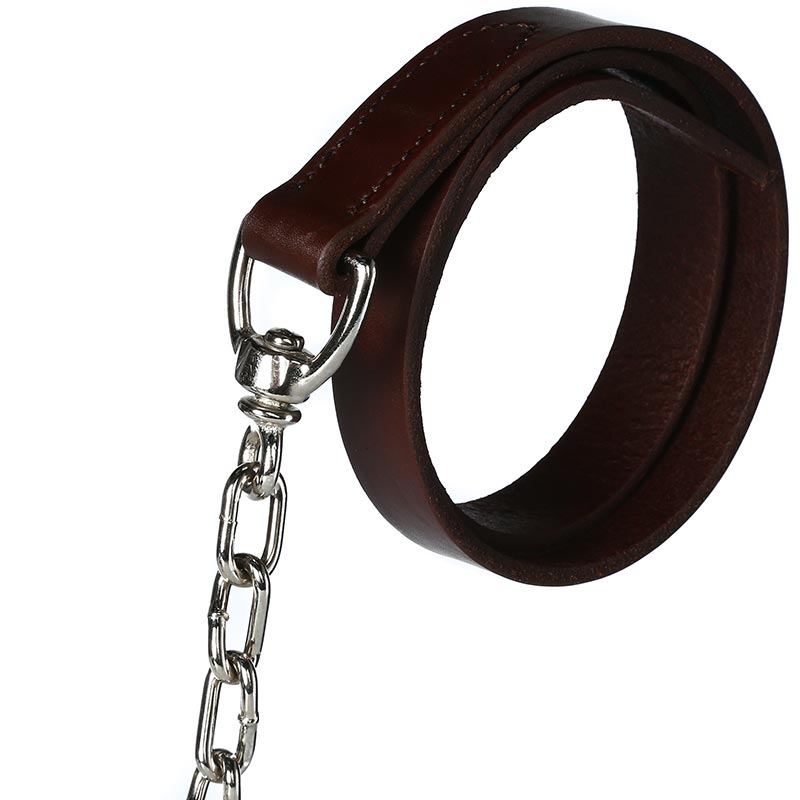 Weaver Leather Leather Dairy/Beef Rounded Brown Show Halter Medium
