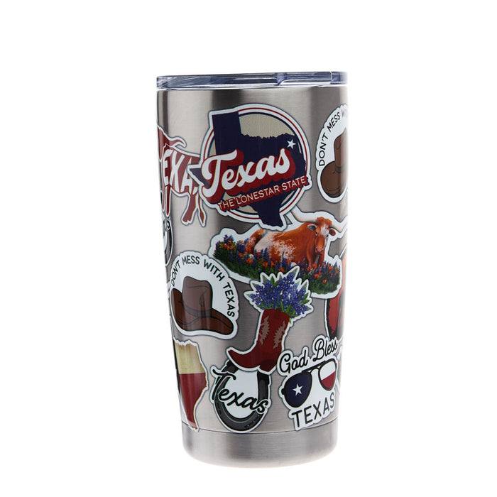 Carson Gifts Texas 20oz Stainless Steal Tumbler