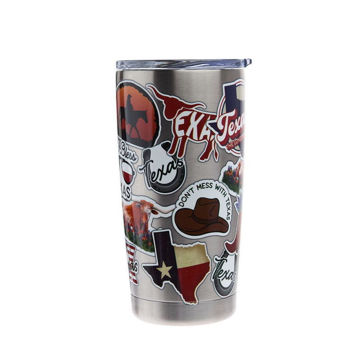 Carson Gifts Texas 20oz Stainless Steal Tumbler