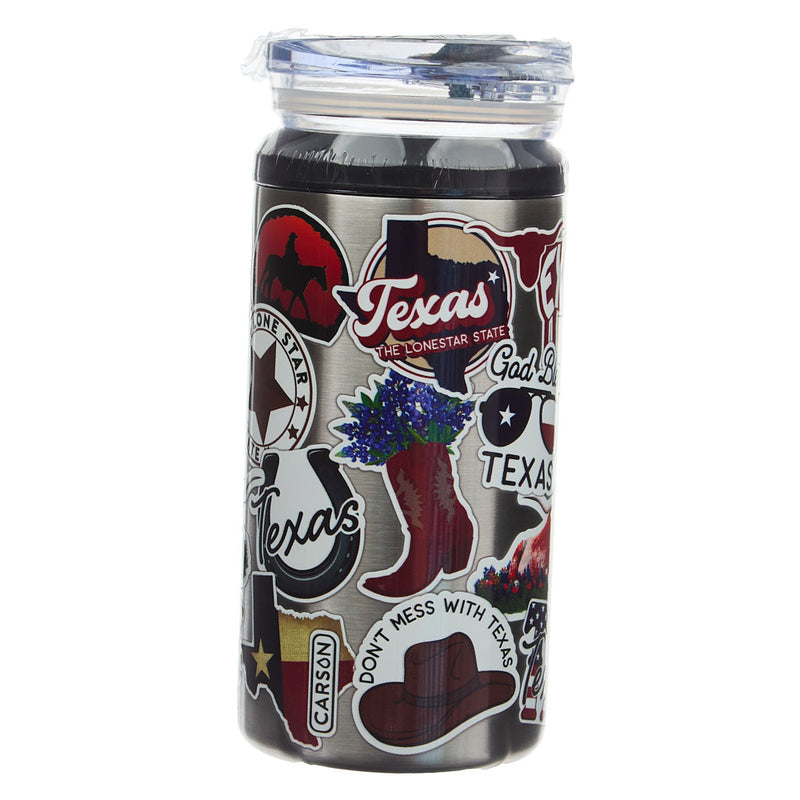Carson Gifts Texas 4 In 1 Stainless Steel Tumbler