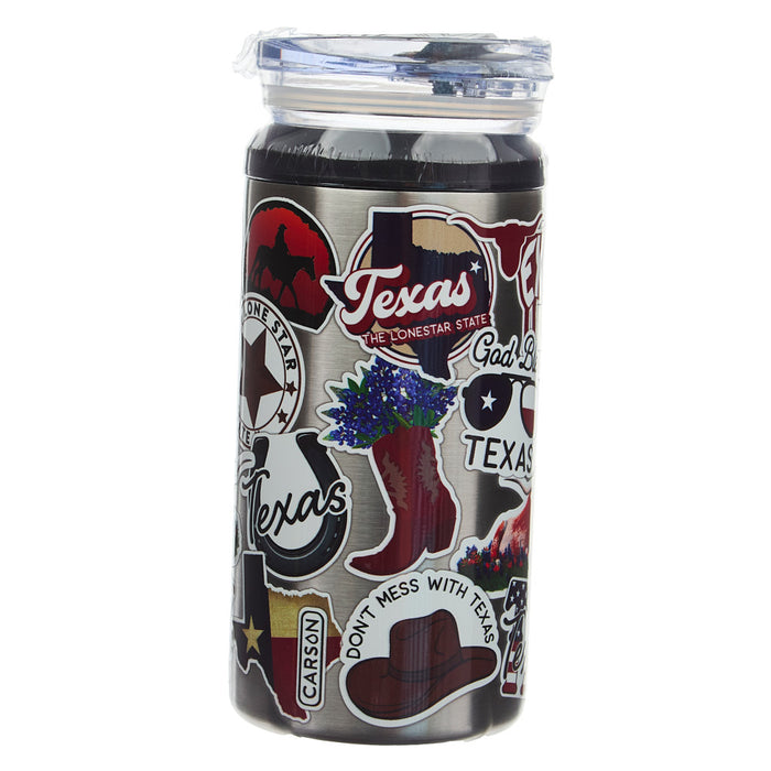 Carson Gifts Texas 4 In 1 Stainless Steel Tumbler