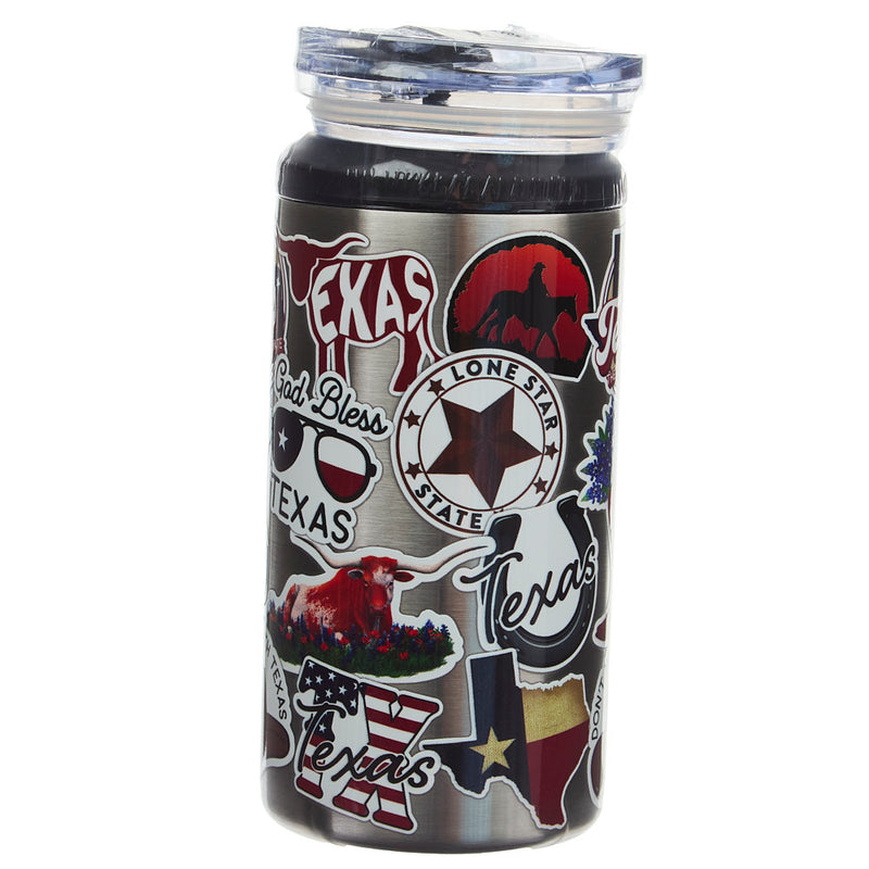 Carson Gifts Texas 4 In 1 Stainless Steel Tumbler