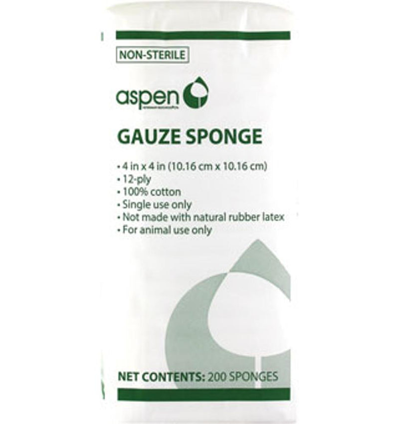 Dermacea 4x4 12 ply Gauze Sponges 200ct