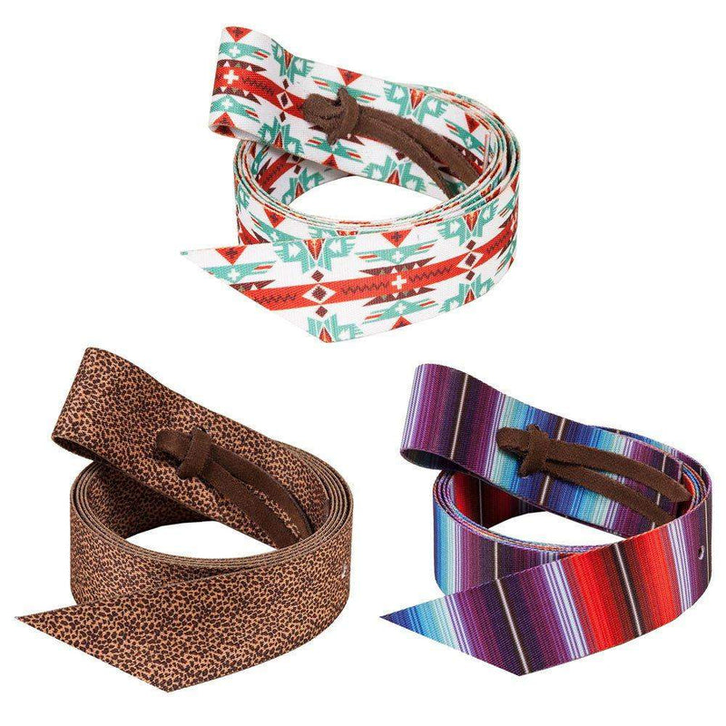 Mustang Fashion Prints Nylon Saddle Tie Strap