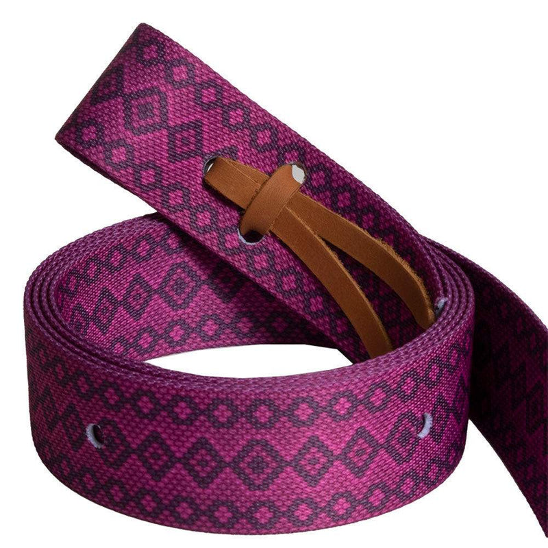 Mustang Fashion Prints Nylon Saddle Tie Strap