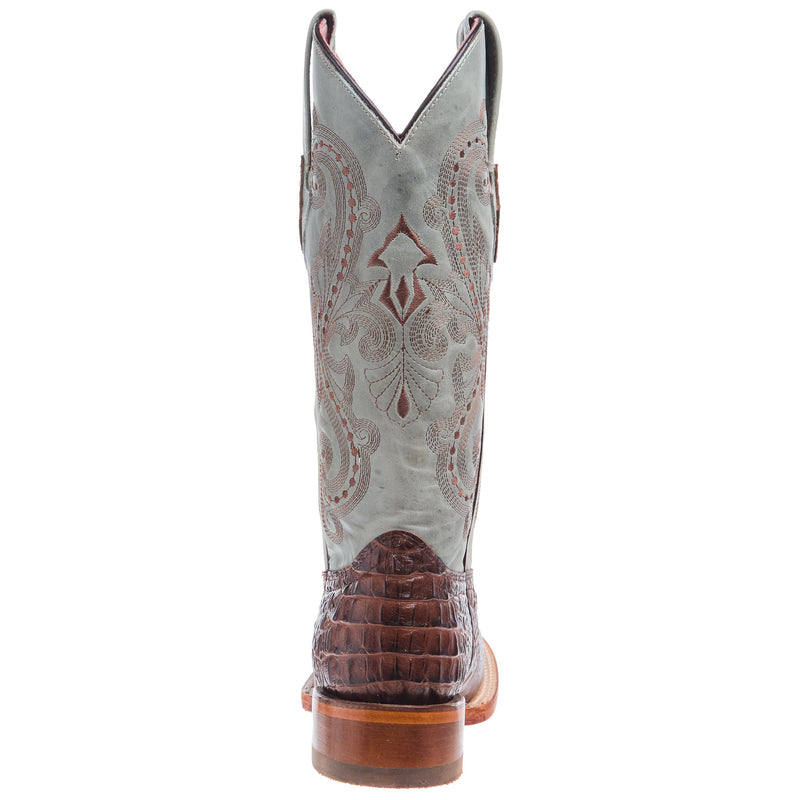 Ferrini Women's Sport Rust Caiman Print Cowgirl Boots