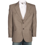 Men's Circle S Brown Plano Sport Coat