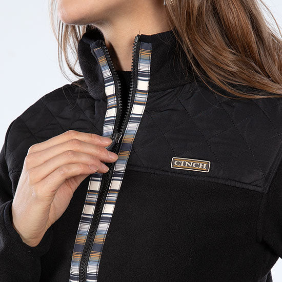 Cinch Serape Polar Fleece Full Zip Jacket