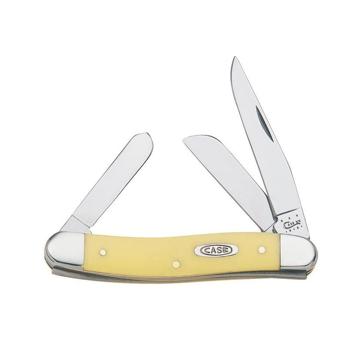 Yellow Synthetic Stockman Knife