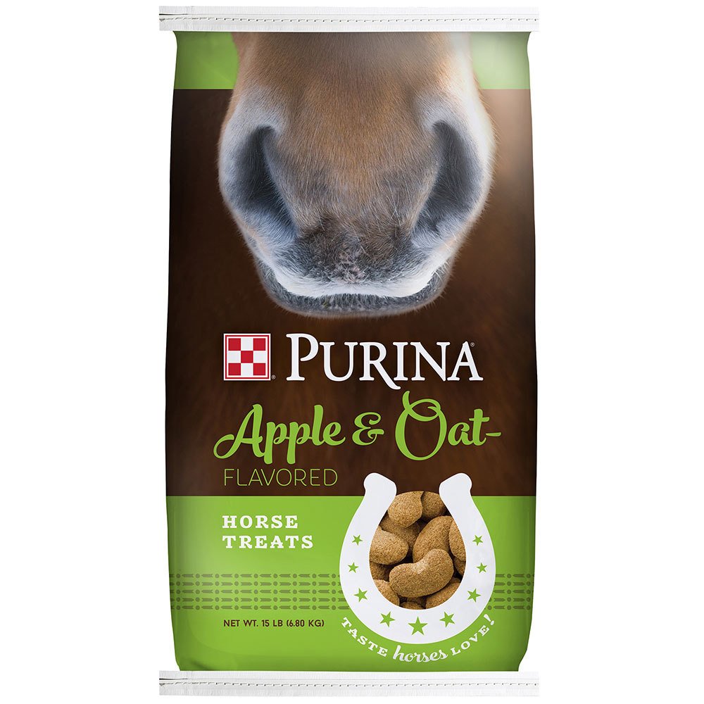 Purina Animal Nutrition Horse Apple and Oat Treats 15lbs