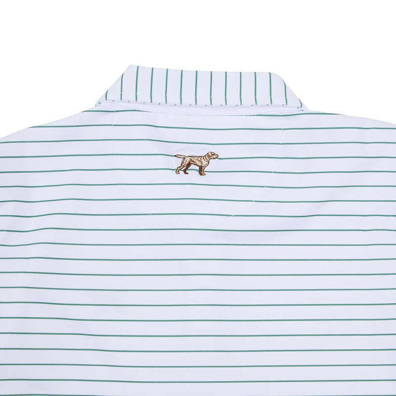 Fieldstone Boy's Green & White Driftwood Polo