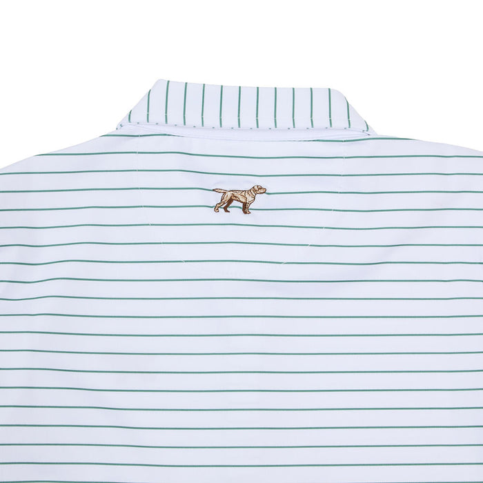 Fieldstone Boy's Green & White Driftwood Polo