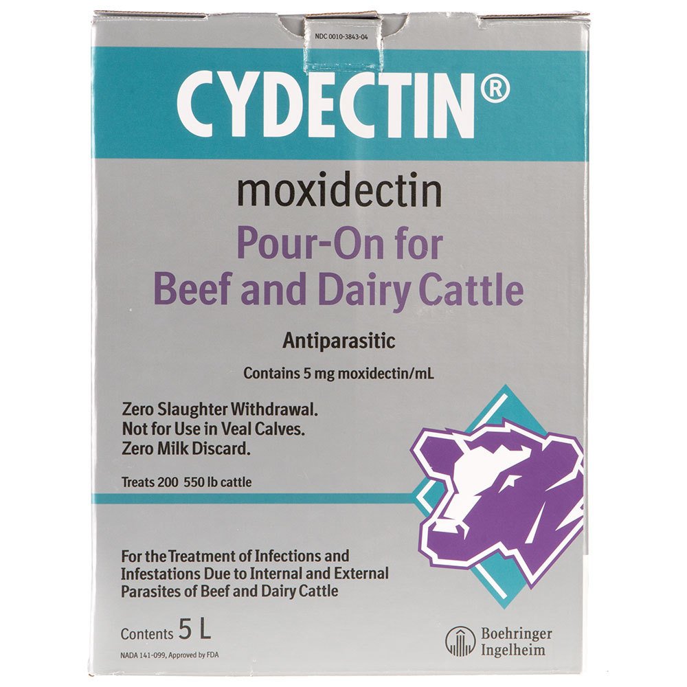 Bayer Cydectin Pour On Dewormer 5 Liter