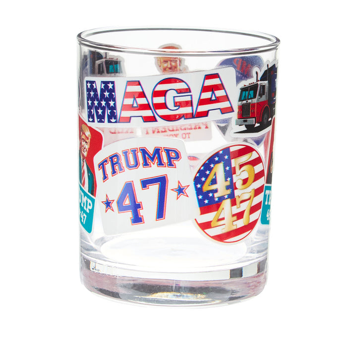 Carson Gifts Trump Rocks Glass